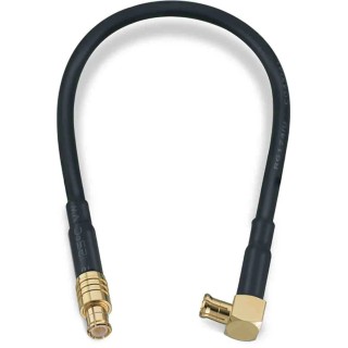 Wurth Elektronik MCX Series 152.4 mm RG174 Coaxial Cable 50 Ω Black Terminated RG174