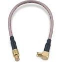 Wurth Elektronik MCX Series RG316 152.4 mm RG316 Coaxial Cable 50 Ω, Black, Terminated RG316