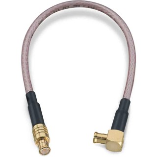 Wurth Elektronik MCX Series RG316 152.4 mm RG316 Coaxial Cable 50 Ω, Black, Terminated RG316