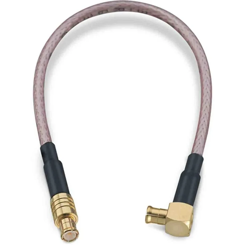 Wurth Elektronik MCX Series RG316 152.4 mm RG316 Coaxial Cable 50 Ω, Black, Terminated RG316