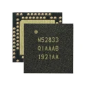 Nordic Semiconductor System-On-Chip ARM Cortex M4 Bluetooth 512kB Flash 128kB RAM 42-Pin QFN nRF52833-QIAA-R7