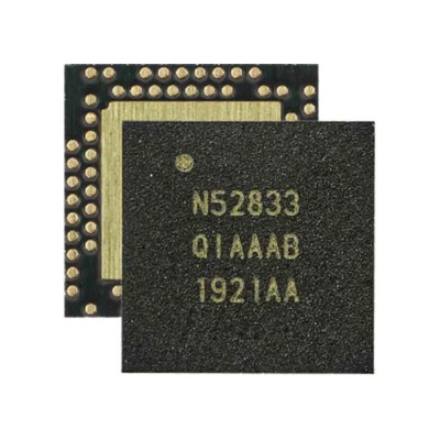 Nordic Semiconductor System-On-Chip ARM Cortex M4 Bluetooth 512kB Flash 128kB RAM 42-Pin QFN nRF52833-QIAA-R7