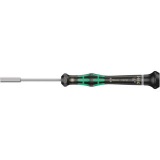 Wera Hexagon Nut Driver 1/8 in Tip 60 mm Blade 157 mm Overall 05118132001