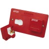Electrak 13A 240V UK Mains Plug & Socket with Red Polycarbonate Cable and Screw Termination ES6000