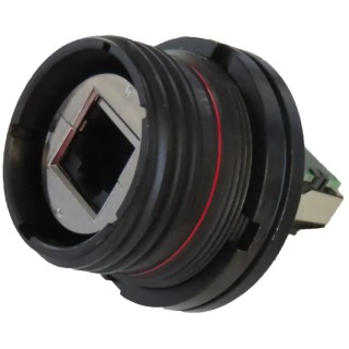 Amphenol Socapex RJFTV6 Series RJ45 Connector Female, Cat6 Shielded Straight 1 Port 8 Way RJFTV67A1GF312