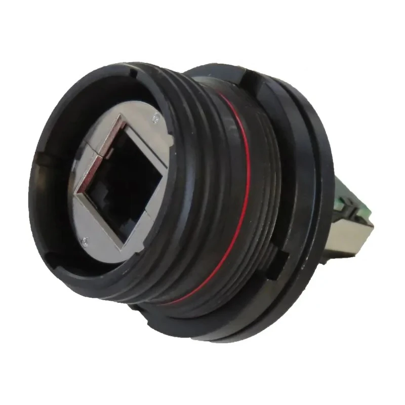 Amphenol Socapex RJFTV6 Series RJ45 Connector Female, Cat6 Shielded Straight 1 Port 8 Way RJFTV67A1GF312