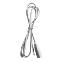 RS PRO Power Cord LED Cable 1.8 m White Sheath 2 Conductors 194-0418