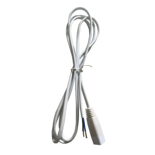 RS PRO Power Cord LED Cable 1.8 m White Sheath 2 Conductors 194-0418