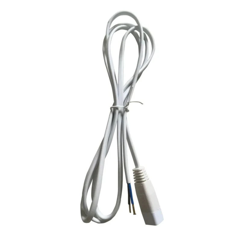 RS PRO Power Cord LED Cable 1.8 m White Sheath 2 Conductors 194-0418