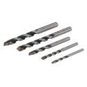 Makita Multi-Material Twist Drill Bit Set, Tungsten Carbide Tipped, 5-Piece, 5 mm to 12 mm D-30477