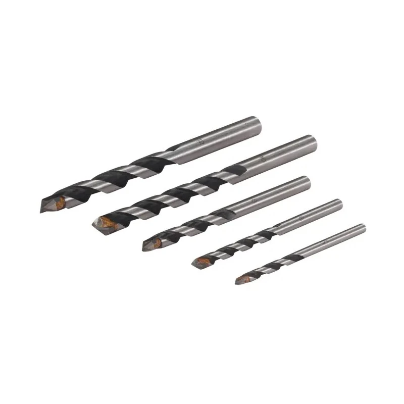 Makita Multi-Material Twist Drill Bit Set, Tungsten Carbide Tipped, 5-Piece, 5 mm to 12 mm D-30477