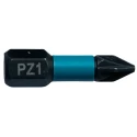 Makita Hex Screwdriver Bit, 6.35 mm Drive Size, PZ1 Head Type, Hex Drive, 25 mm Overall Length B-63638