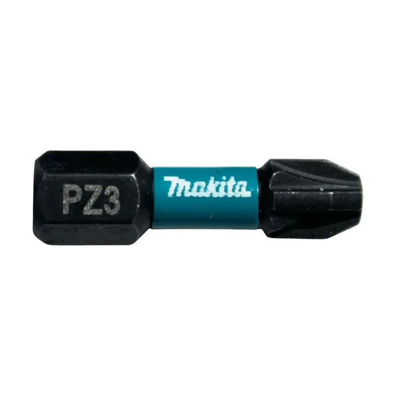 Makita Hex Screwdriver Bit with 6.35 mm Hex Drive, PZ3 Tip, 25 mm Overall Length B-63650