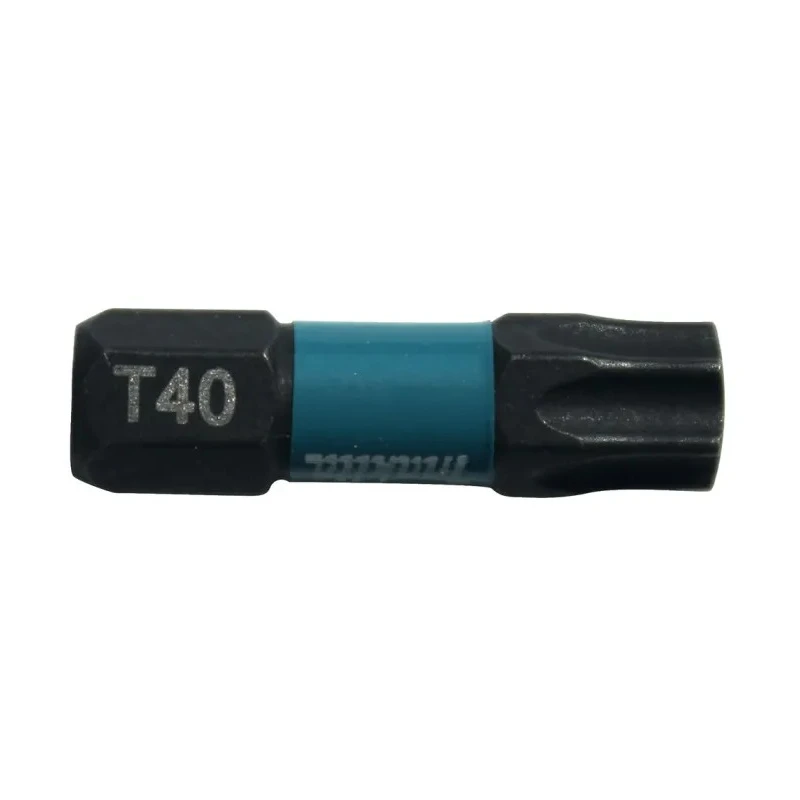 Makita Hex Screwdriver Bit, 6.35 mm Drive Size, T40 Head, 25 mm Overall Length B-63703
