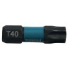 Makita Hex Screwdriver Bit, 6.35 mm Drive Size, T40 Head, 25 mm Overall Length B-63703