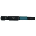 Makita Hex Screwdriver Bit, 6.35 mm Hex Drive, T25 Tip, 50 mm Overall Length B-63797