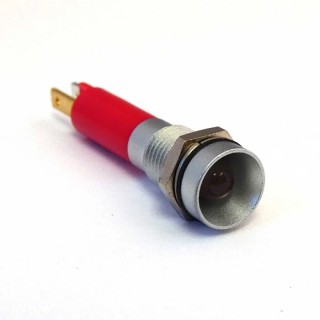 CML Innovative Technologies 190B2350 190BX35X Series Red Panel Mount Indicator 24V DC 9mA, 17mA IP67 Recessed