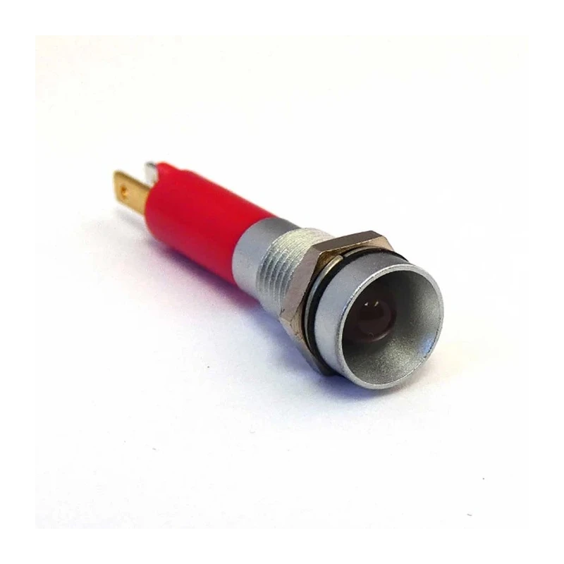 CML Innovative Technologies 190B2350 190BX35X Series Red Panel Mount Indicator 24V DC 9mA, 17mA IP67 Recessed