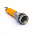 CML Innovative Technologies Yellow Panel Mount Indicator 24V DC 9, 17mA IP67 Recessed Bezel 190B2352