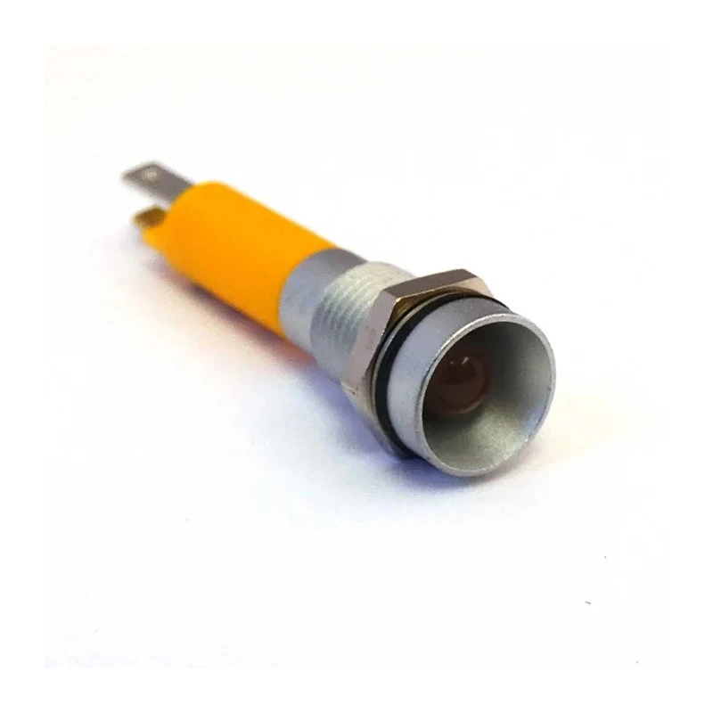 CML Innovative Technologies Yellow Panel Mount Indicator 24V DC 9, 17mA IP67 Recessed Bezel 190B2352