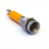 CML Innovative Technologies Yellow Panel Mount Indicator 24V DC 9, 17mA IP67 Recessed Bezel 190B2352