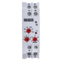 RS PRO DIN Rail Timer Relay 1-Contact Multifunction Valve Function 24 V DC/AC 240 V AC, 0.1 s to 10 h SPDT Switch 896-6850