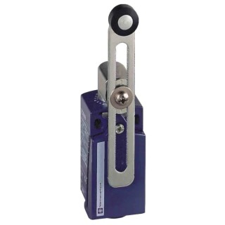 Telemecanique Sensors XCKD Series Roller Lever Limit Switch, DPST, IP66 IP67 Zinc Alloy Housing, 240V AC, 10A XCKD2145G11