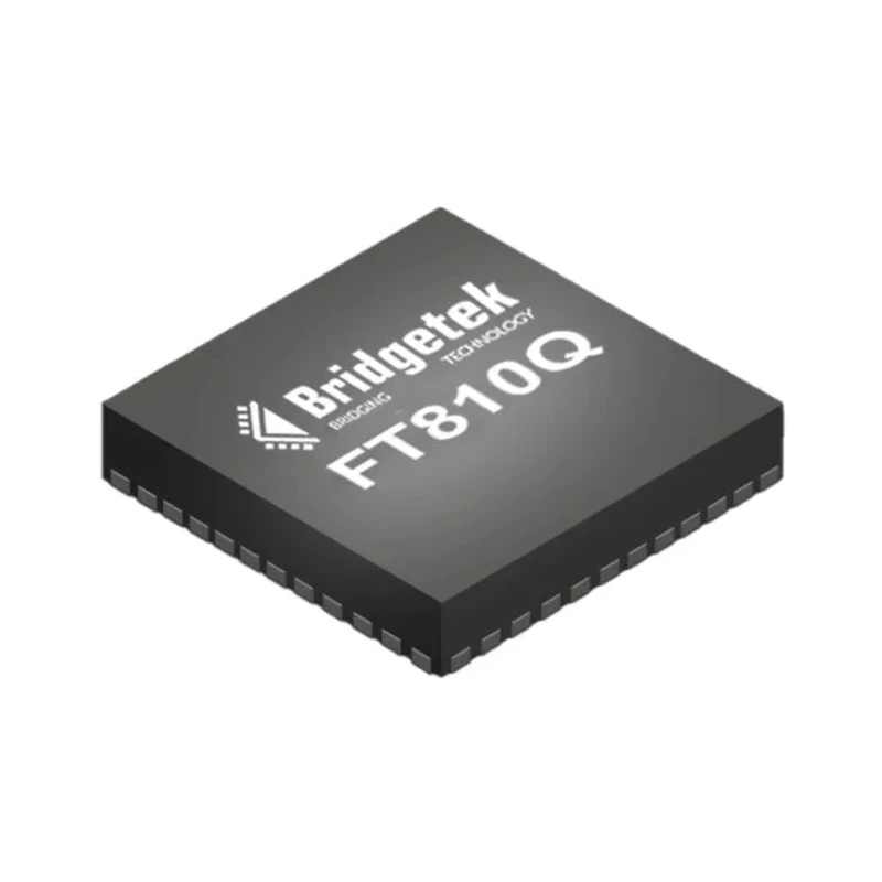 Bridgetek Graphics Controller FT810Q-T 60 MHz SPI Interface 800 x 600 Pixels 48-Pin VQFN