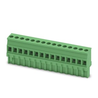 Phoenix Contact MVSTBR 2.5/15-ST Series Pluggable Terminal Block 15-Contact 5mm Pitch 12A Current 1792142