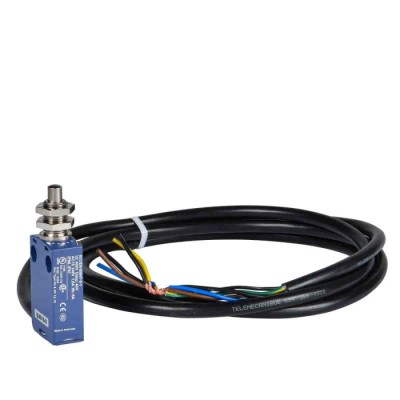 Telemecanique Sensors Plunger Limit Switch DPST, Zinc Alloy Housing, IP66 IP67 IP68, 240V AC 1.5A XCMD21F0L2