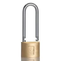 RS PRO Brass Anti-pick Padlock with Stainless Steel 6 mm Shackle, Keyed Alike, 40mm Body 195-8247