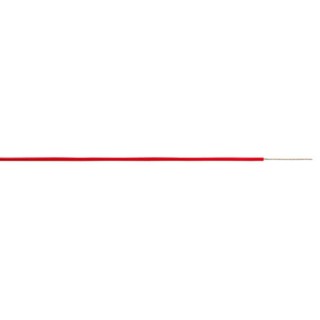 AXINDUS KZ Series Red 0.22 mm² Hook Up Wire, 24 AWG, 7 x 0.2 mm Strands, 250 m Length, Polytetrafluoroethylene KZ0505R