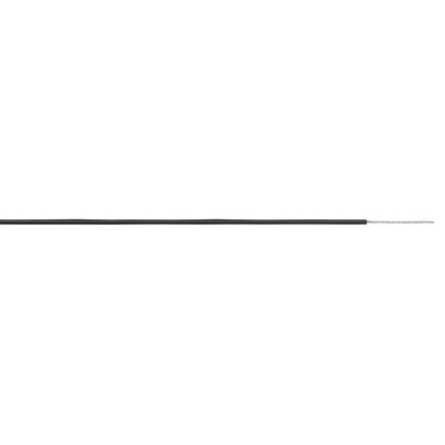 AXINDUS KZ Series Black 0.22 mm² Hook Up Wire, 24 AWG, 7 x 0.2 mm Core Strands, 250 m Length, Silver Plated Copper KZ0505N
