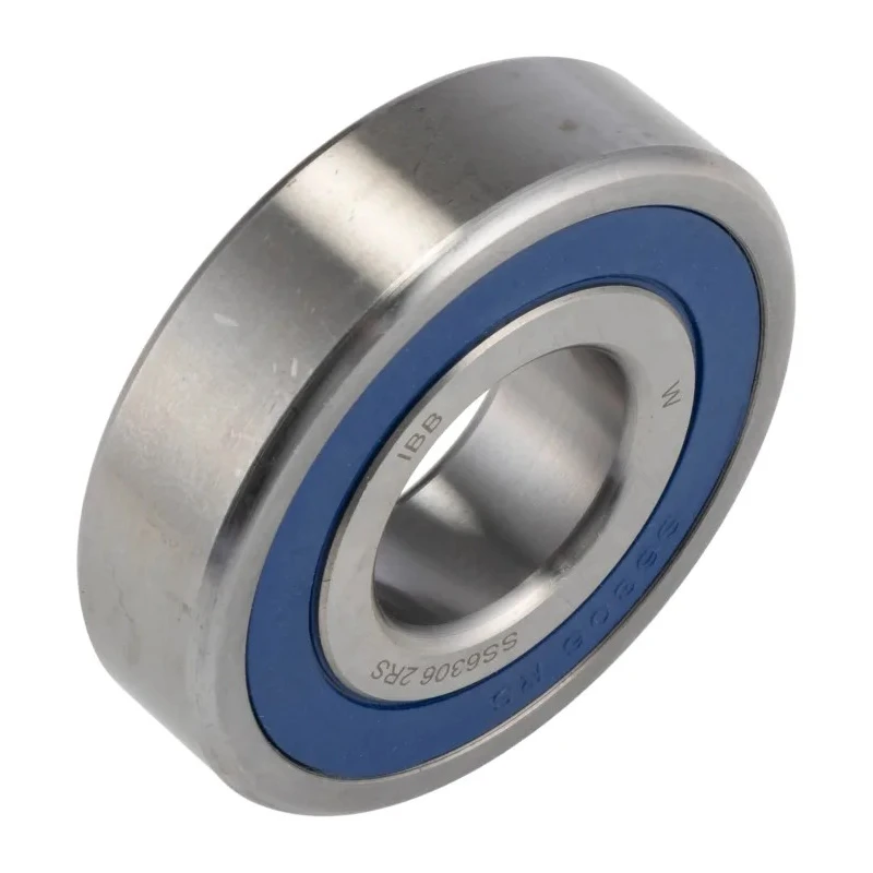 RS PRO Stainless Steel Single Row Deep Groove Ball Bearing 30 mm ID, 72 mm OD, 19 mm Width, Sealed SS6306-2RS