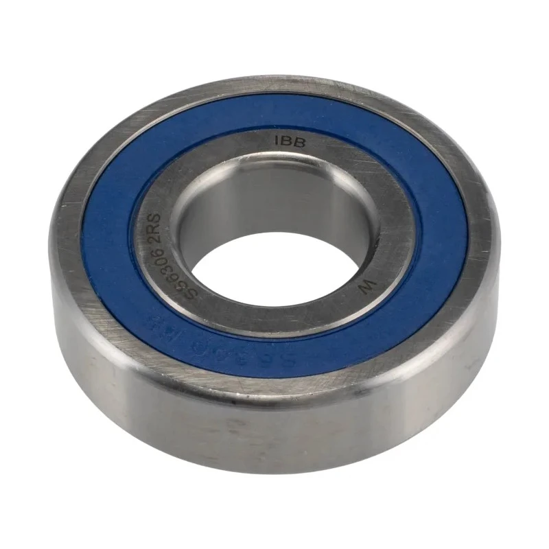 RS PRO Stainless Steel Single Row Deep Groove Ball Bearing 30 mm ID, 72 mm OD, 19 mm Width, Sealed SS6306-2RS