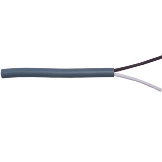 RS PRO Industrial Data Cable 2 Cores 0.34 mm² 100 m Grey Polyvinyl Chloride Sheath 195-9506