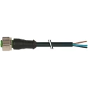 Murrelektronik Limited Sensor Actuator Cable Male 3 Way Straight to Unterminated, Polyurethane Jacket, 3 7000-12181-6330300