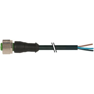 Murrelektronik Limited Sensor Actuator Cable Male 3 Way Straight to Unterminated 10m 250V AC 7000-12181-6331000