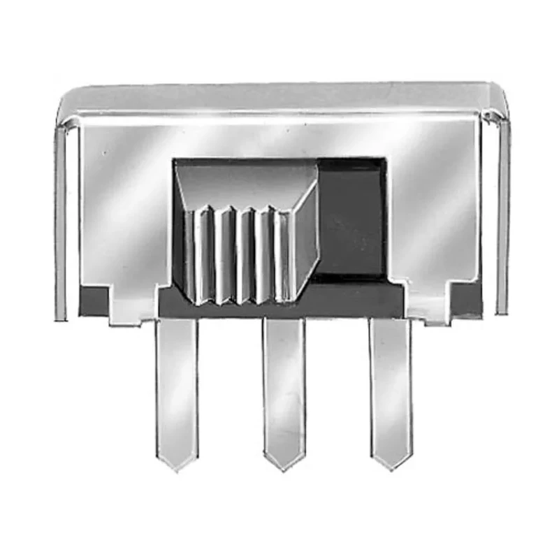 KNITTER-SWITCH PCB Slide Switch DPST Latching 350mA Copper MFP 201 N-RA