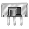 KNITTER-SWITCH PCB Slide Switch DPST Latching 350mA Copper MFP 201 N-RA