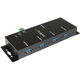 StarTech.com 4 Port USB 3.0 USB Hub AC Adapter Powered 179mm x 60mm x 24mm ST4300USBM