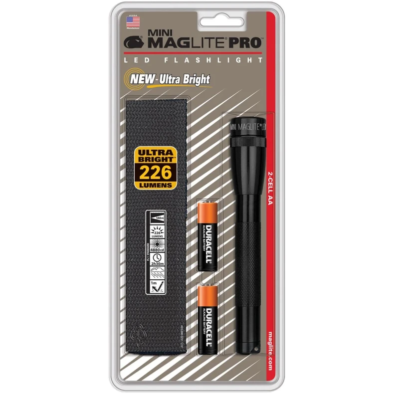 Maglite Mini Pro Series AA Aluminium LED Torch 226 lm 168 mm SP2P01H
