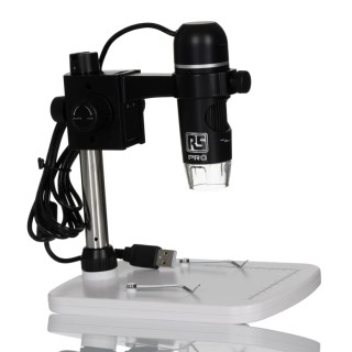 RS PRO USB Digital Microscope 20 X to 200 X Magnification Illuminated 5MP Camera 30fps Frame Rate 150 mm Working 196-4075