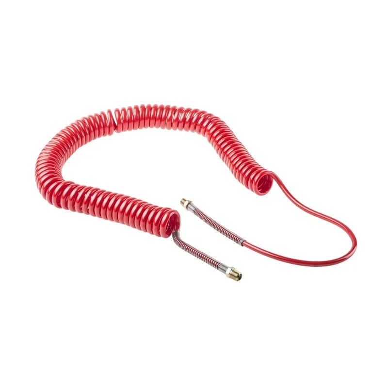 RS PRO Polyurethane Recoil Hose Red 6 m Length 10 bar Pressure 65 °C Max Operating Temperature 917-2463