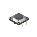 Alps Alpine Grey Tactile Switch Cap SPST Momentary Snap-in 12V DC 50mA SKQEABA010