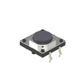 Alps Alpine Grey Tactile Switch Cap SPST Momentary Snap-in 12V DC 50mA SKQEABA010