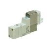 SMC Solenoid Pilot Valve Rc Thread Connection, 3 Ports, 0.7 Mpa Max Pressure, Die Cast Zinc Body SYJ300