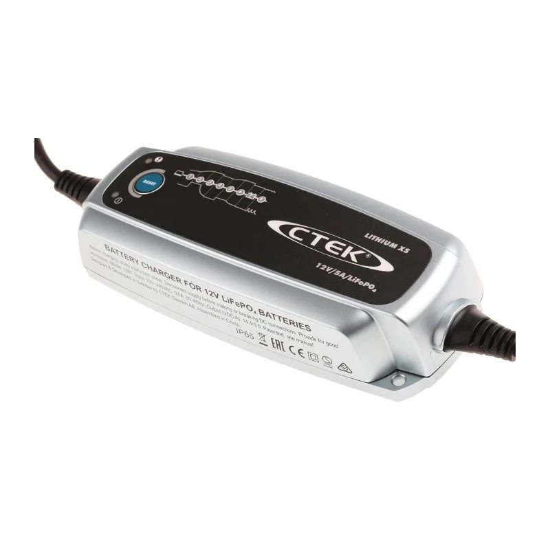 CTEK Automotive 12V LiFePO4 Battery Charger 5A Compatible 5-60Ah XS 5.0