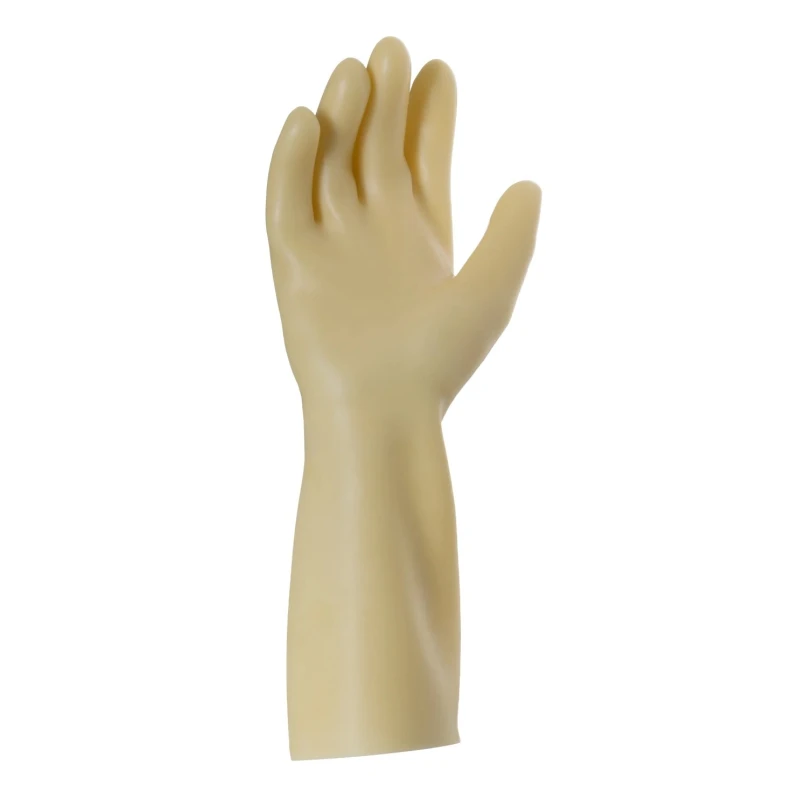 Penta Beige Latex Electrical Insulating Gloves Size 9 with 1000V AC Operating Voltage 360mm Length GLE36-0/09