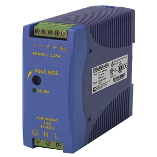 Chinfa Single Output DIN Rail Power Supply 264V AC Input 12V DC 5A Output 60W DRAN60